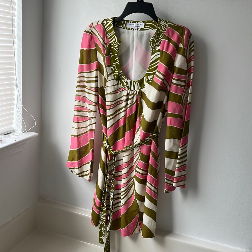 TRINA TURK 100% silk dress